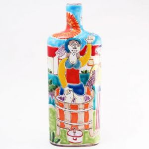 Бутыль-ваза декоративный керамический Ceramiche de Simone BT621EDS (Италия)