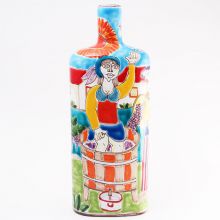 Бутыль-ваза Ceramiche de Simone декоративный керамика ручной работы - h 31 см (Италия)