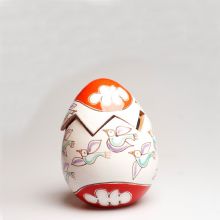Шкатулка-яйцо Ceramiche de Simone или копилка керамическая - h 9 см UO704AFK_2 (Италия)