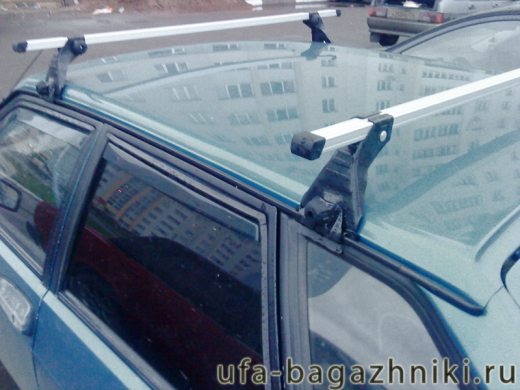 Багажник на крышу на ВАЗ 2108-21099 (Атлант, Россия) - алюминиевые дуги