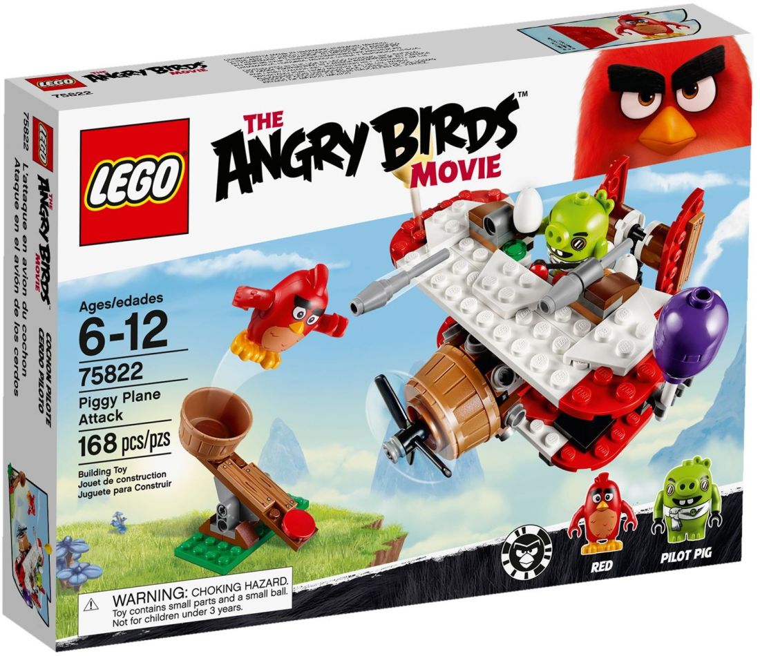 75822 Самолётная атака свинок  Конструктор ЛЕГО Angry Birds