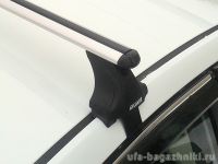 Багажник на крышу Toyota Corolla с 2013 г, Атлант: аэродинамические дуги и опоры типа Е