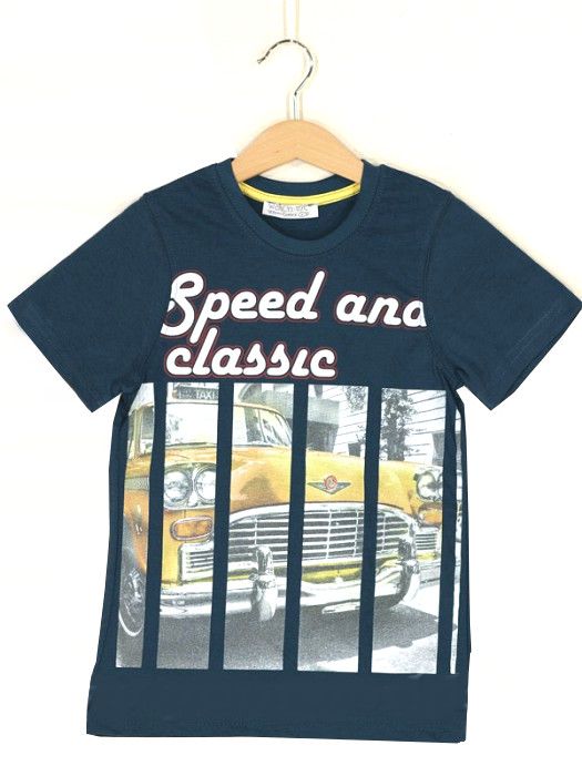 Темно-серая футболка для мальчика Speed and Classic