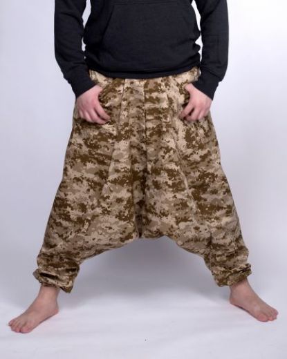 Оригинальные милитари штаныиз бежевого камуфляжа, купить в Москве в интернет магазине