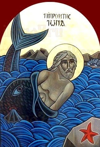 Икона Иона, пророк (рукописная)