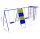 Детский спорткомплекс дачный со скалодромом, сеткой, качелями, встроенным турником ДСК Веселый Непоседа № 17