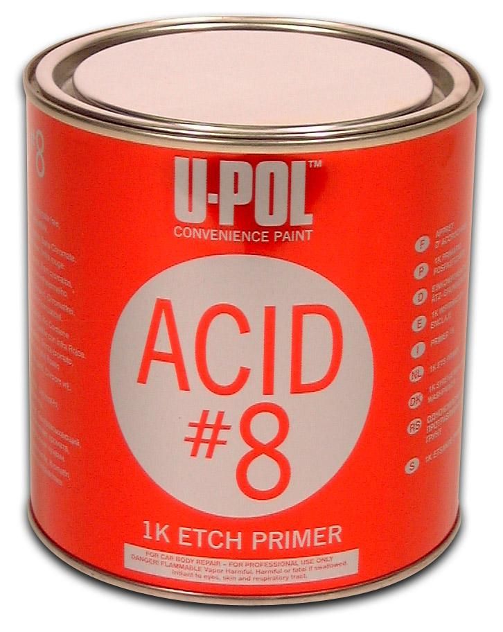 U-Pol ACID 8 Однокомпонентный грунт протравливающий, 1л.