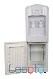 Аренда напольного кулера с компрессорным охлаждением (ледяная вода) и холодильником