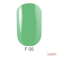 Гель-лак для ногтей Go Fluo #5 (молочно-зеленый с флуоресцентным эффектом), 5.8 мл