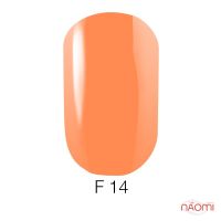 Гель-лак для ногтей Go Fluo #14 (лососевый, флуоресцентный), 5.8 мл