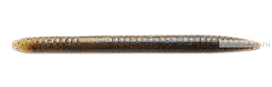 Слаг Keitech Salty Core Stick 5,5" 14,5 см / 5,5 гр / цвет - 207 Green Pumpkin PP.  Blue FLK.(упаковка 7 шт)