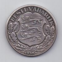 2 кроны 1930 г. Эстония