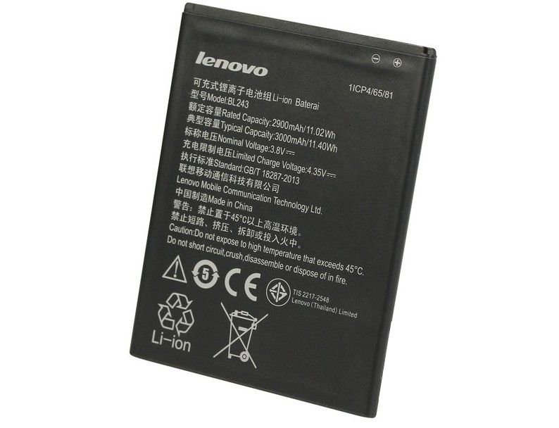 Аккумулятор Lenovo A7000/K3 Note (BL243) Оригинал