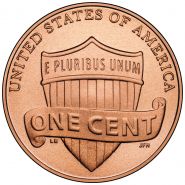 1¢ цент США 2014 из роллов