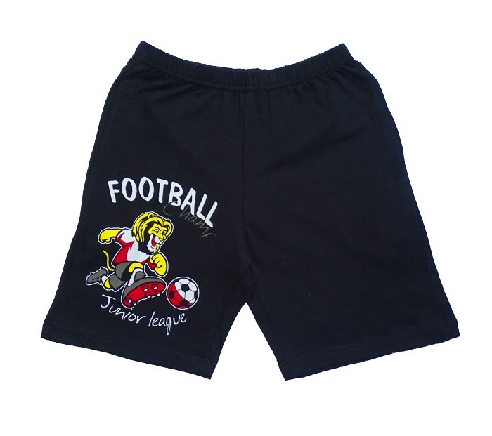 Черные шорты для мальчика Football