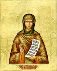 Икона Мелания Римляныня (рукописная)