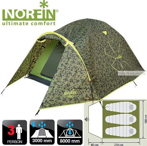 Палатка Norfin Ziege 3 NC (NC-10104)