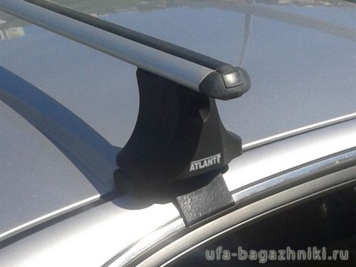 Багажник на крышу Hyundai Sonata 5, Атлант, аэродинамические дуги