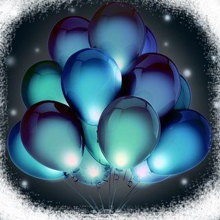 светодиодные шарики, светящиеся шары, шары, шарики, гелиевые, воздушные, заказать, доставка, Ярославль