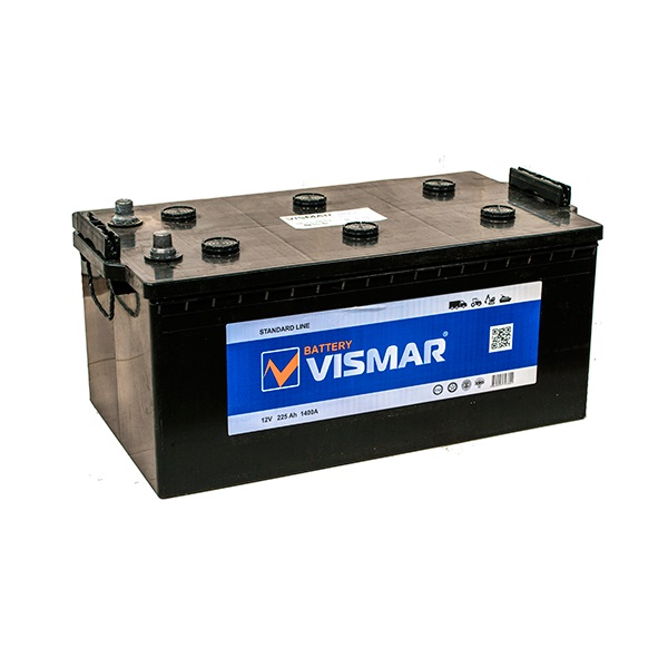 Автомобильный аккумулятор АКБ Vismar (ВИСМАР) 6СТ-225 225Ач О.П. (3) (евро)