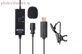 Микрофон петличный Boya BY-GM10 для камер Гопро
