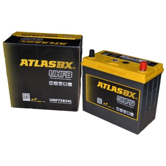 Автомобильный аккумулятор ATLAS (Атлас) UHPB UMF75B24L 55Ач о.п.