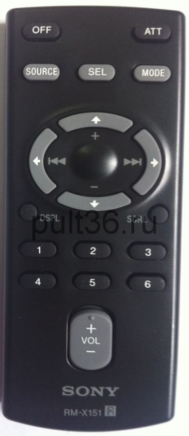Пульт ДУ Sony RM-X151 AUTO Audio XPLOID ОРИГИНАЛ