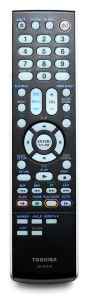 Пульт для Toshiba SE-R0319 (TV) (15DV703R, 15SLDT2, 15SLDT3R, 19DV703R, 19DV704R, 19SLDT2, 19SLDT3R, 19SLDT3WR, 22DV703R, 22DV704,22DV704R, 22DV704W, 22SLDT2, 22SLDT3R, 22SLDT3WR, 26DV703R, 26SLDT3R, 32DV703R)