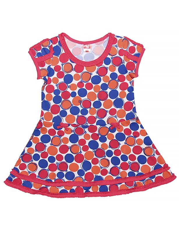 Платье для девочки Цветные шарики