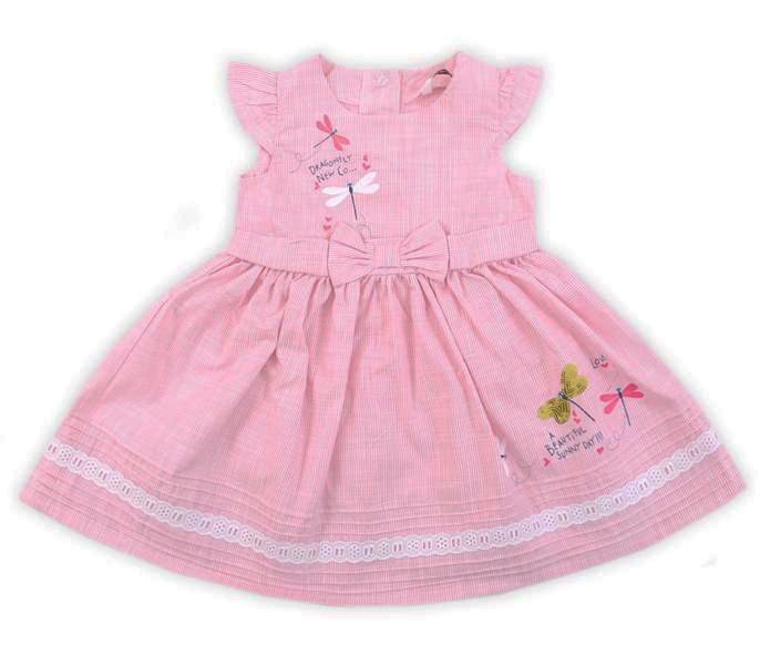 Платье для девочки Стрекоза розовое