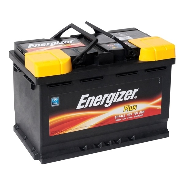 Автомобильный аккумулятор АКБ Energizer (Энерджайзер) PLUS EP74L3 574 104 068 74Ач о.п.