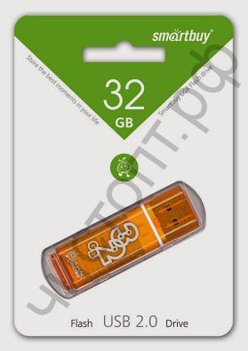 флэш-карта Smartbuy 16GB Glossy series Orange