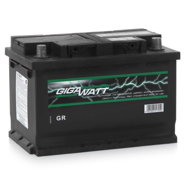 Автомобильный аккумулятор АКБ GigaWatt (Гигават) G74R 574 104 068 74Ач о.п.