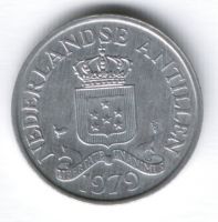 2,5 цента 1979 г. Нидерландские Антильские острова