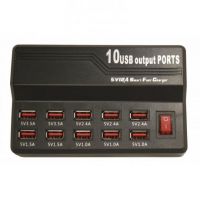 Зарядное устройство на 10 USB портов (5V-12A)