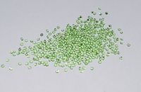 Хрустальная крошка для дизайна ногтей 100 штук нежно-зеленая