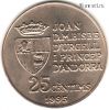 Андорра 25 сантимов 1995