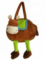 Детская мягкая сумка в форме лошадки