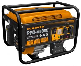 Генератор бензиновый Carver PPG-6500E (электростартер)