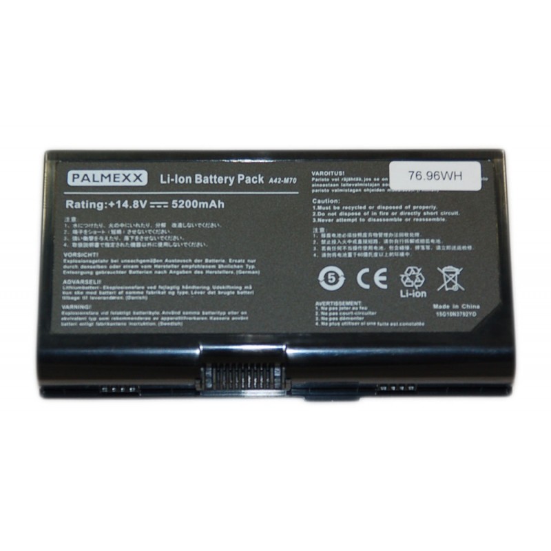 Аккумулятор PALMEXX A32-M70 для ноутбука Asus M70/G71/X71/X72/N70/N90 (14,8V-5200mAh)