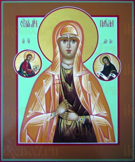 Икона Павла Кесарийская (рукописная)