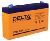 Аккумулятор свинцово-кислотный АКБ DELTA (Дельта) DTM 607 6 Вольт 7 Ач