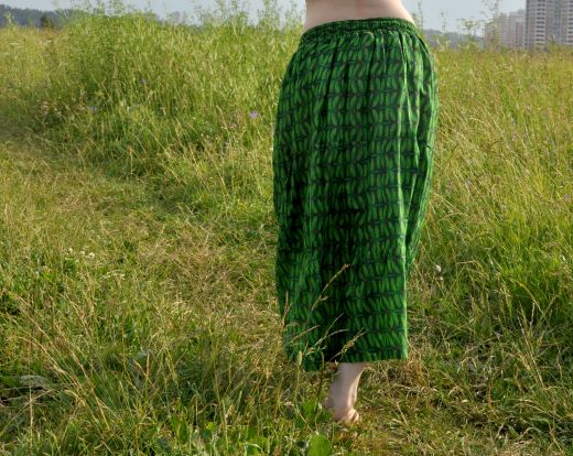 Длинная зеленая юбка купить в Санкт-Петербурге, Интернет-магазин Инд Базар ру