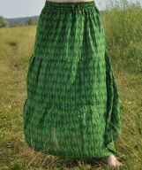 Длинная зеленая юбка купить в СПб, Интернет-магазин Инд Базар ру