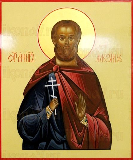 Икона Алексий Константинопольский (рукописная)
