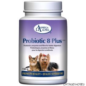 Omega Alpha Probiotic 8 Plus (150 g) для кошек и собак
