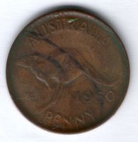 1 пенни 1950 г. Австралия