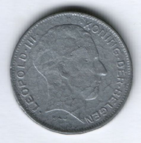 5 франков 1941 г. Бельгия, DER BELGEN