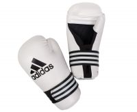 Перчатки для полуконтакт Adidas Semi Contact Gloves белые , размер S, артикул adiBFC01