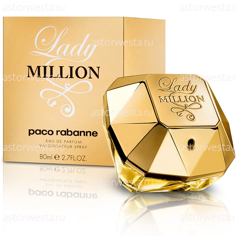 Парфюмерная вода Paco Rabanne Lady Million, 80 ml (ПОД ЗАКАЗ)